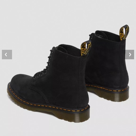 Dr. Martens 1460 PASCAL NUBUCK LEATHER LACE UP BOOTS Black 43 EU/11 US L/10 US M - Picture 9 of 12